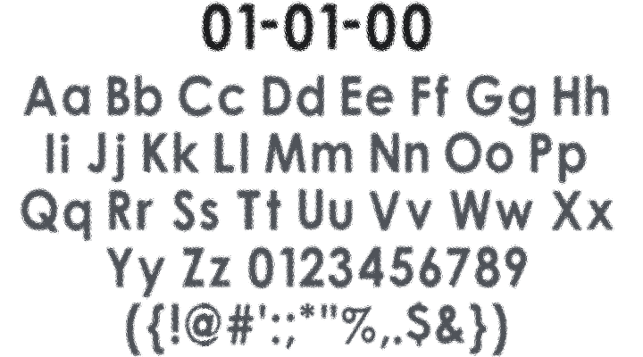 01-01-00 Font
