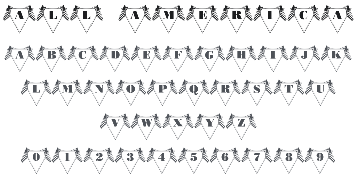 101! All American Font