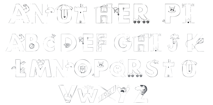 101 Anuther PictoBet Font