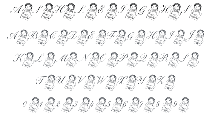 101! Ashleigh's Other Dolly Font