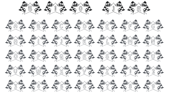 101! B10 Jr Font