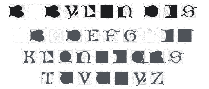 101! Babylon Display Capz Font