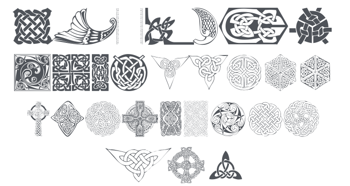 101! Celtic Dezignz Font