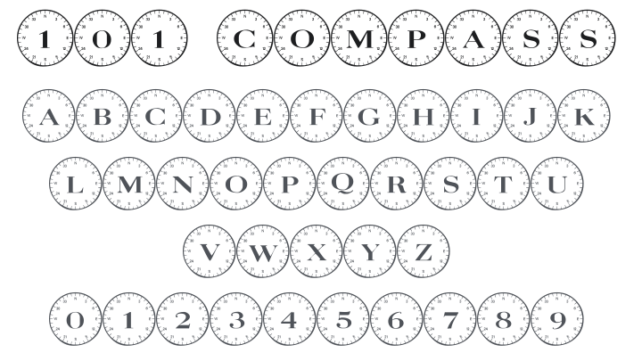 101! Compass Font