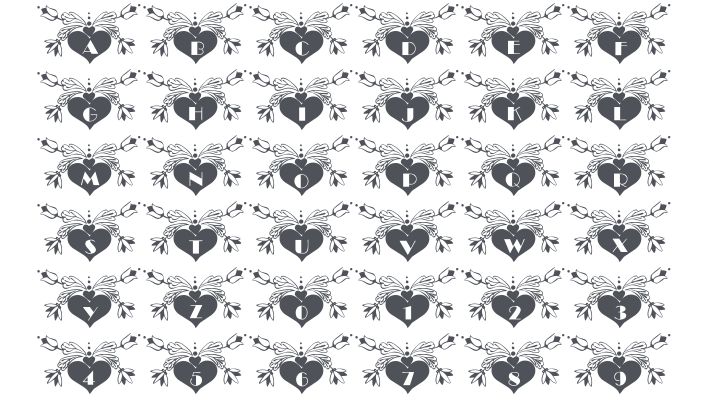 101! Dezigner Heartz Font