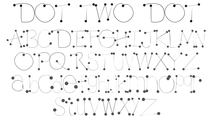 101! Dot 2 Dot Font