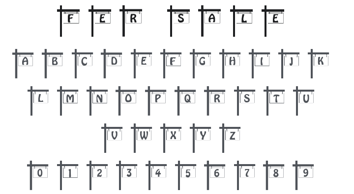 101! Fer Sale Font