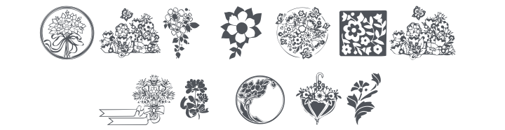 101! Floral Designs 2 Font