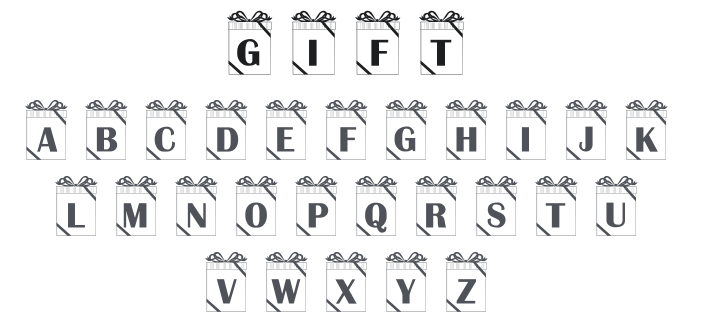 101! Gift Font