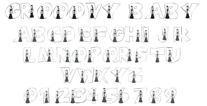 101! Grooovy Baby Font