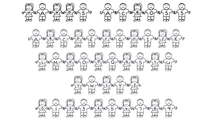 101! Hands Across America Font