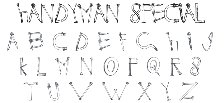 101! Handyman Special Font