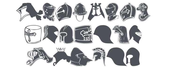 101! Head Gear Font