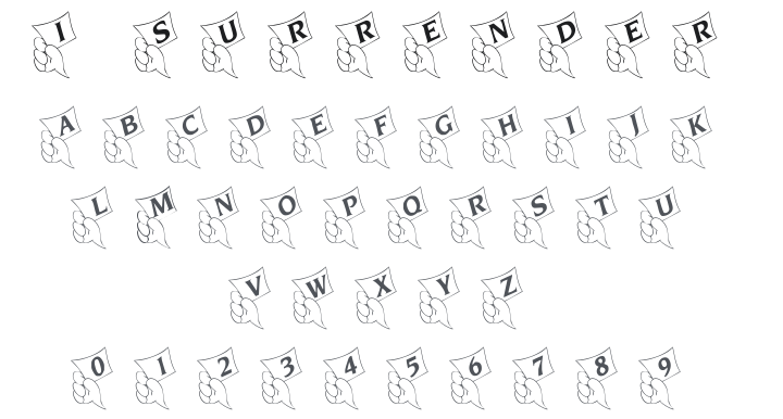 101! I Surrender Font