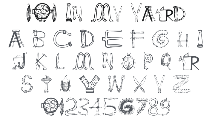 101 In My Yard Font