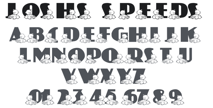 101! Josh's Speedster Font