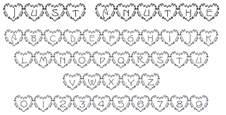101! Just Anuther Heart Font
