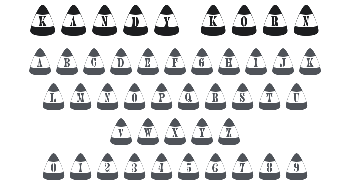 101! Kandy Korn Font