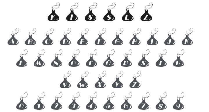 101! Kissez Font