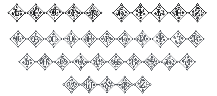 101! Leafy Tilez Font