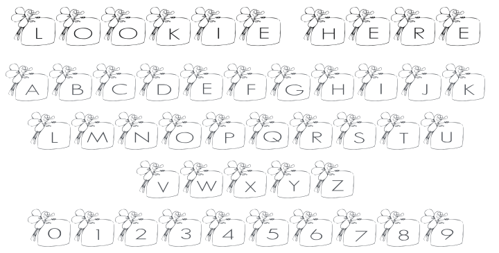 101! Lookie Here! Font