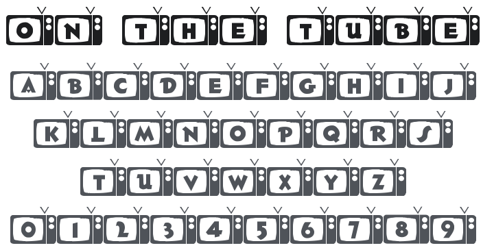 101! On the Tube Font