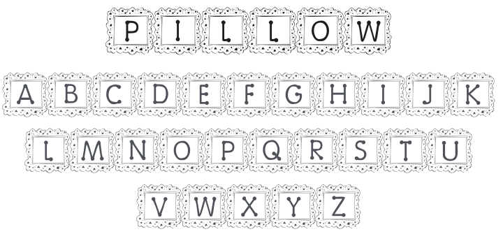 101! Pillow Font