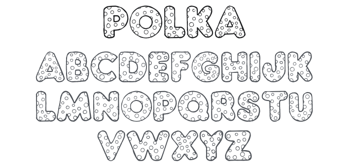 101! Polka Font