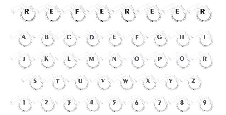 101! Referee Ron's Whistle Font