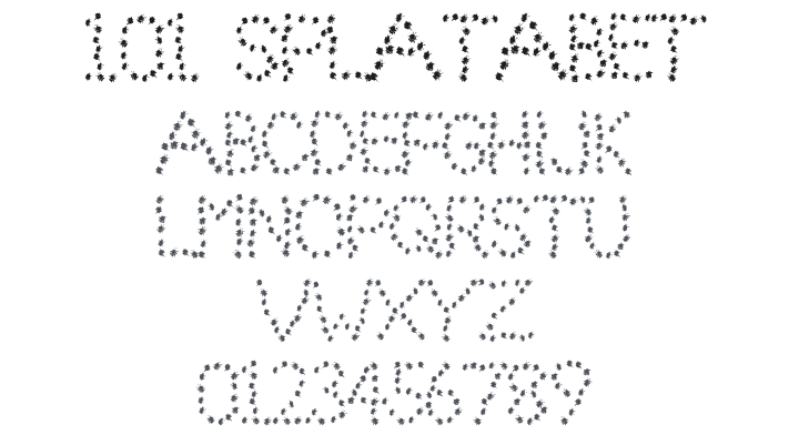 101! SplataBet Font