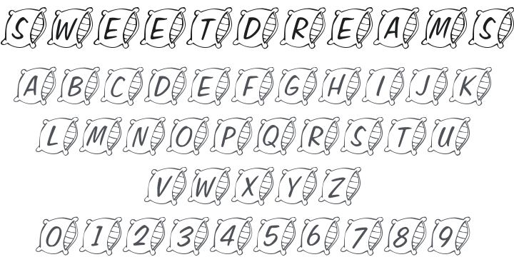 101! Sweet Dreams Font