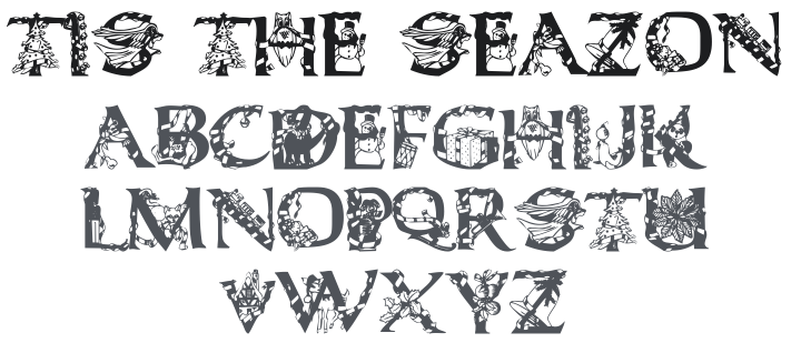 101! 'Tis the Seazon Font