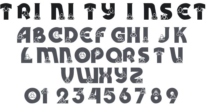 101! Trinity Inset Font