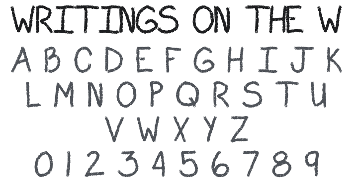 101! Writing's on the Wall Font