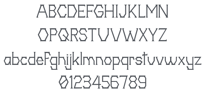 20th Centenary Faux Font