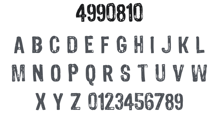 4990810 Font