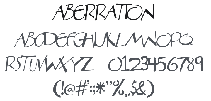Aberration Font