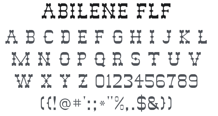 Abilene FLF Font