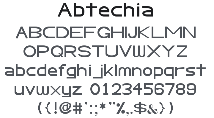 Abtechia Font