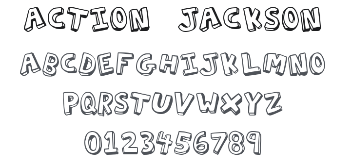 Action Jackson Font