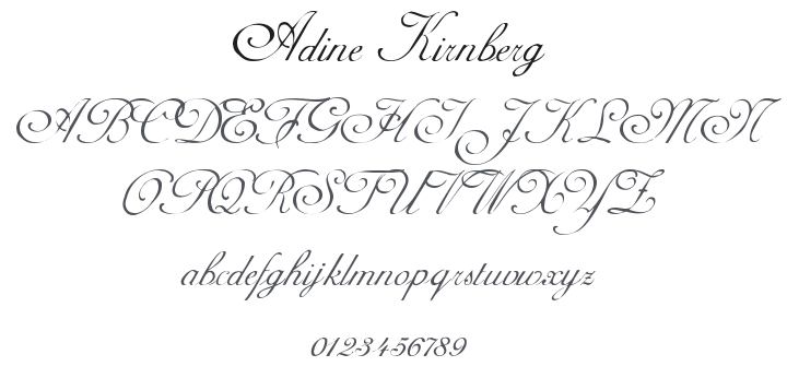 Adine Kirnberg Font Family