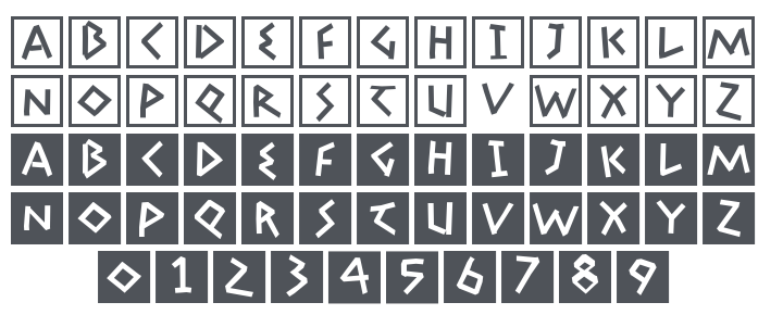 Adonis Greek Squares Font