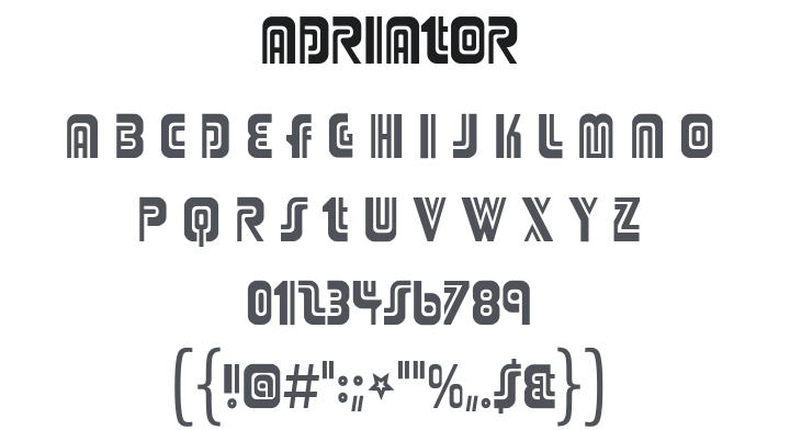 Adriator Font
