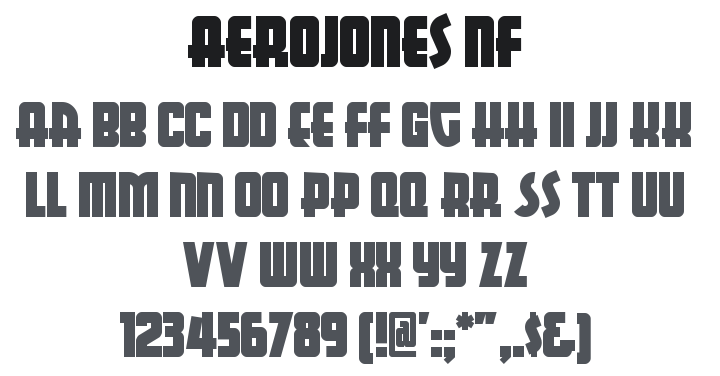 Aerojones NF Font