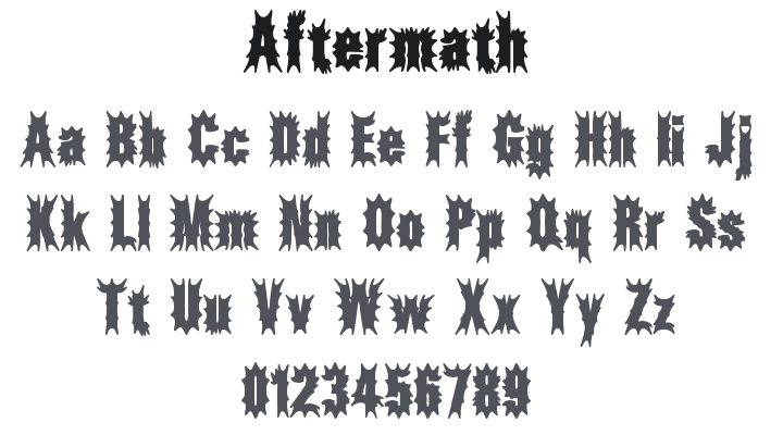 Aftermath Font