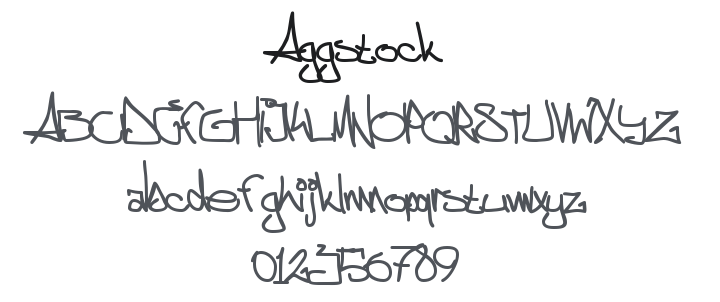 Äggstock Font Family