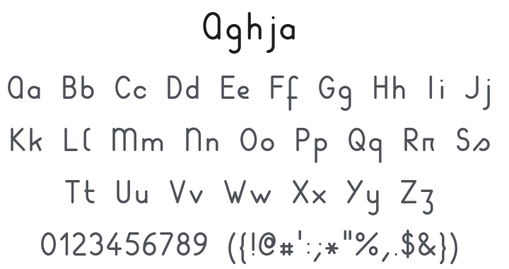Aghja Font