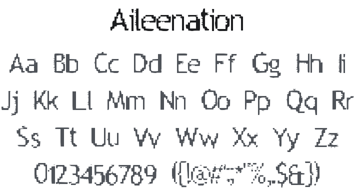 Aileenation Font