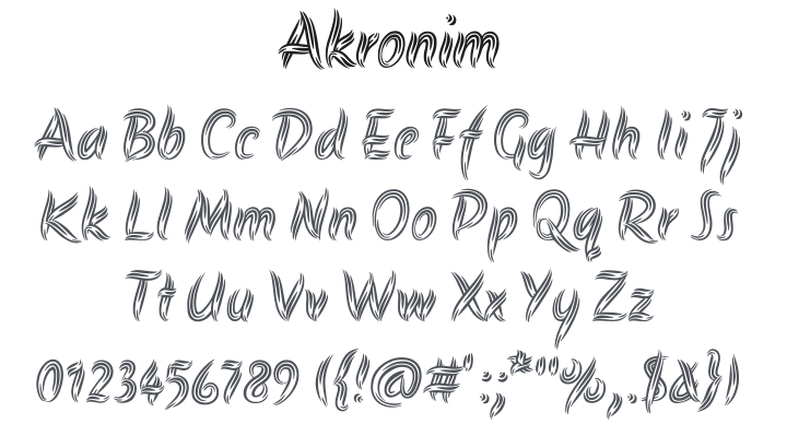 Akronim Font