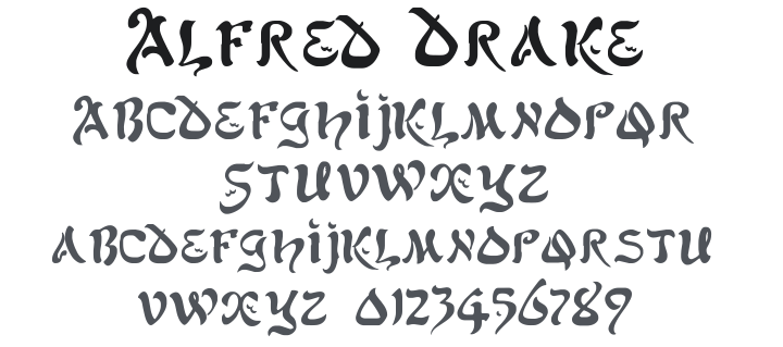 Alfred Drake Font